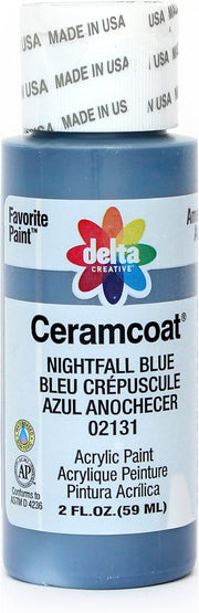CERAMCOAT Acrylic Paint 59ml 2floz - NIGHTFALL BLUE